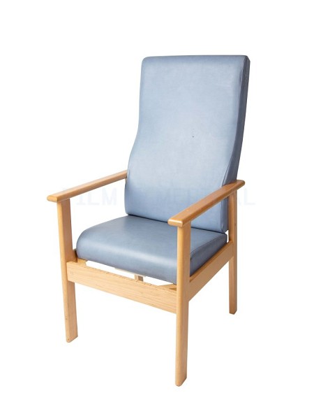 High Back Chair Blue 